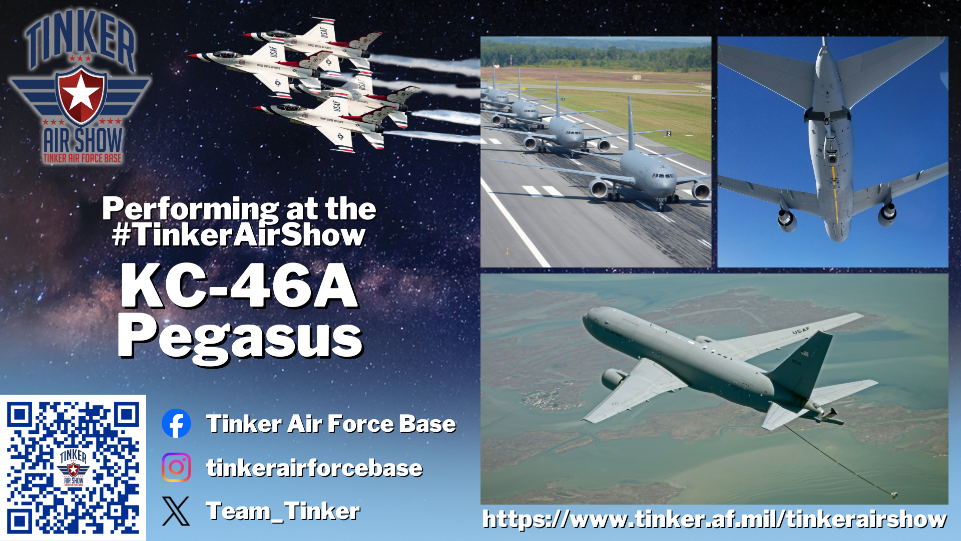 Tinker Air Show Aircraft Announcement - KC-46A